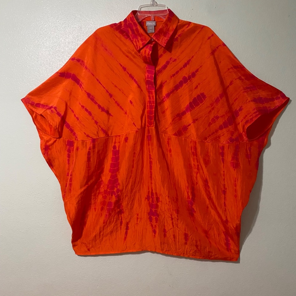 Silk Butterfly Sleeve Top
